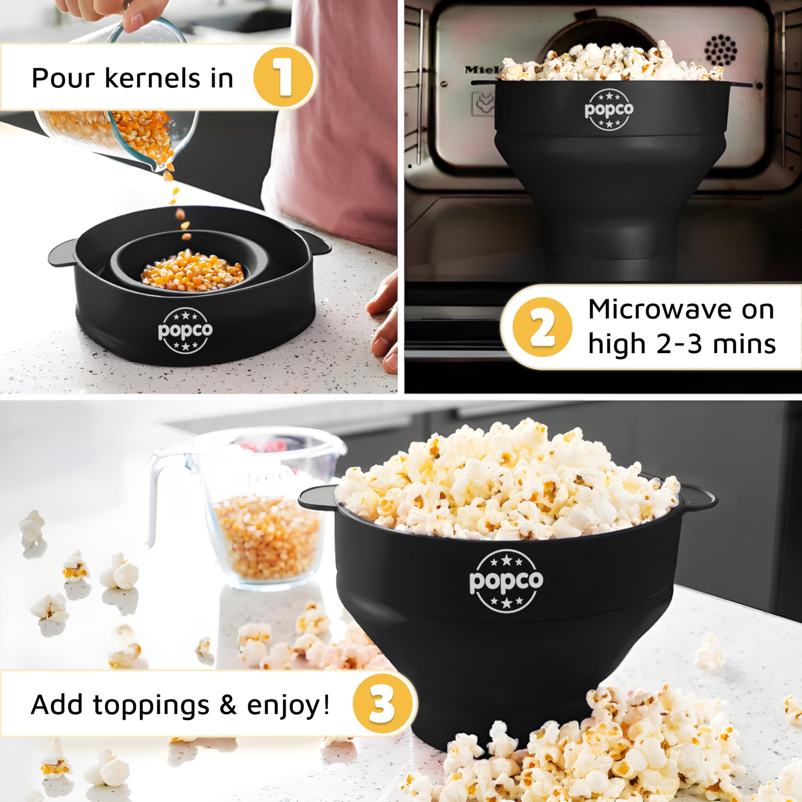POPCO Ideal para noches en familia gracias a su capacidad y uso sencillo