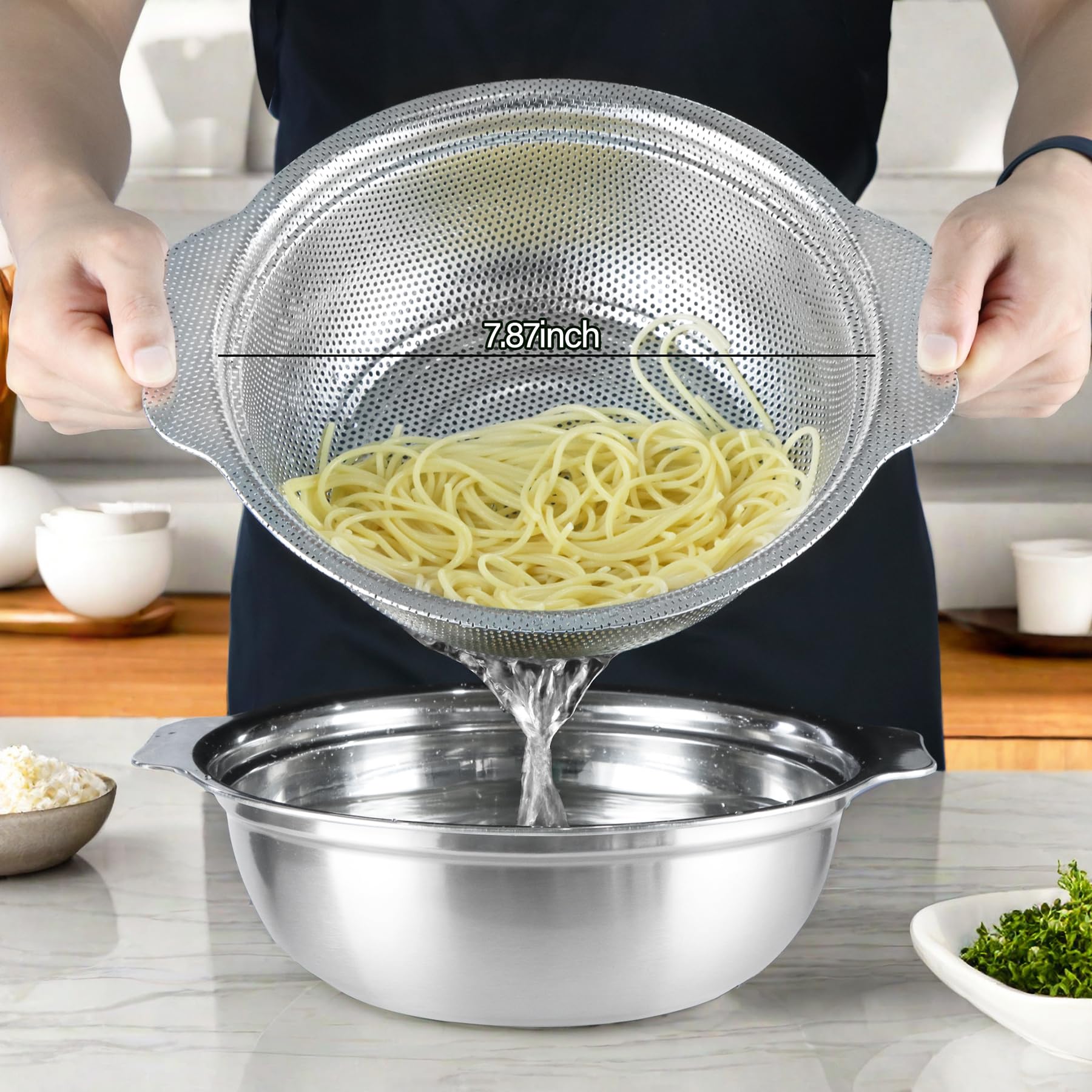 POPGRADE tazón mezcla 2.5QT para lavado y mezcla de alimentos.