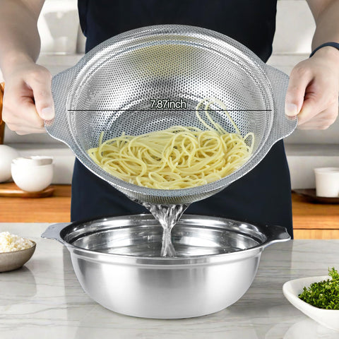 POPGRADE tazón mezcla 2.5QT para lavado y mezcla de alimentos.