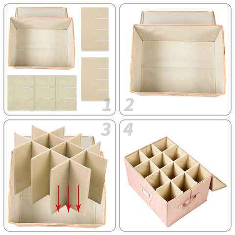 Popoly dimensiones 17x13x10 pulgadas, perfecta para vajilla y cristalería