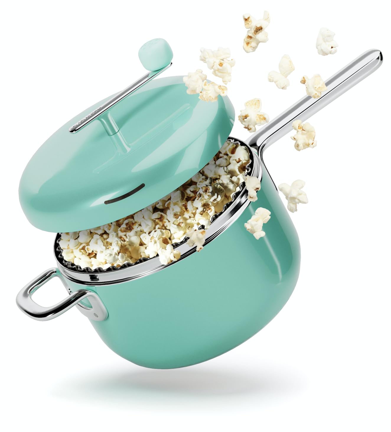 Popsmith palomitas menta 6qt frente: preparación rápida para noches de cine en casa.