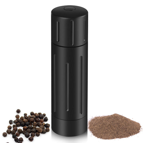 POPWOODS molino pimienta de aluminio, exterior elegante para uso diario