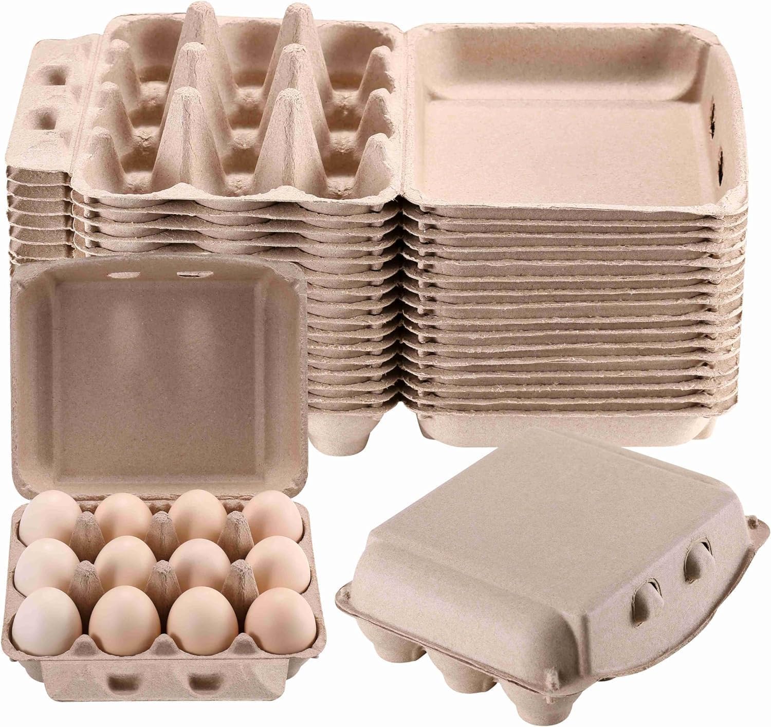Cartón de huevos Poreids 3x4, protección óptima durante transporte