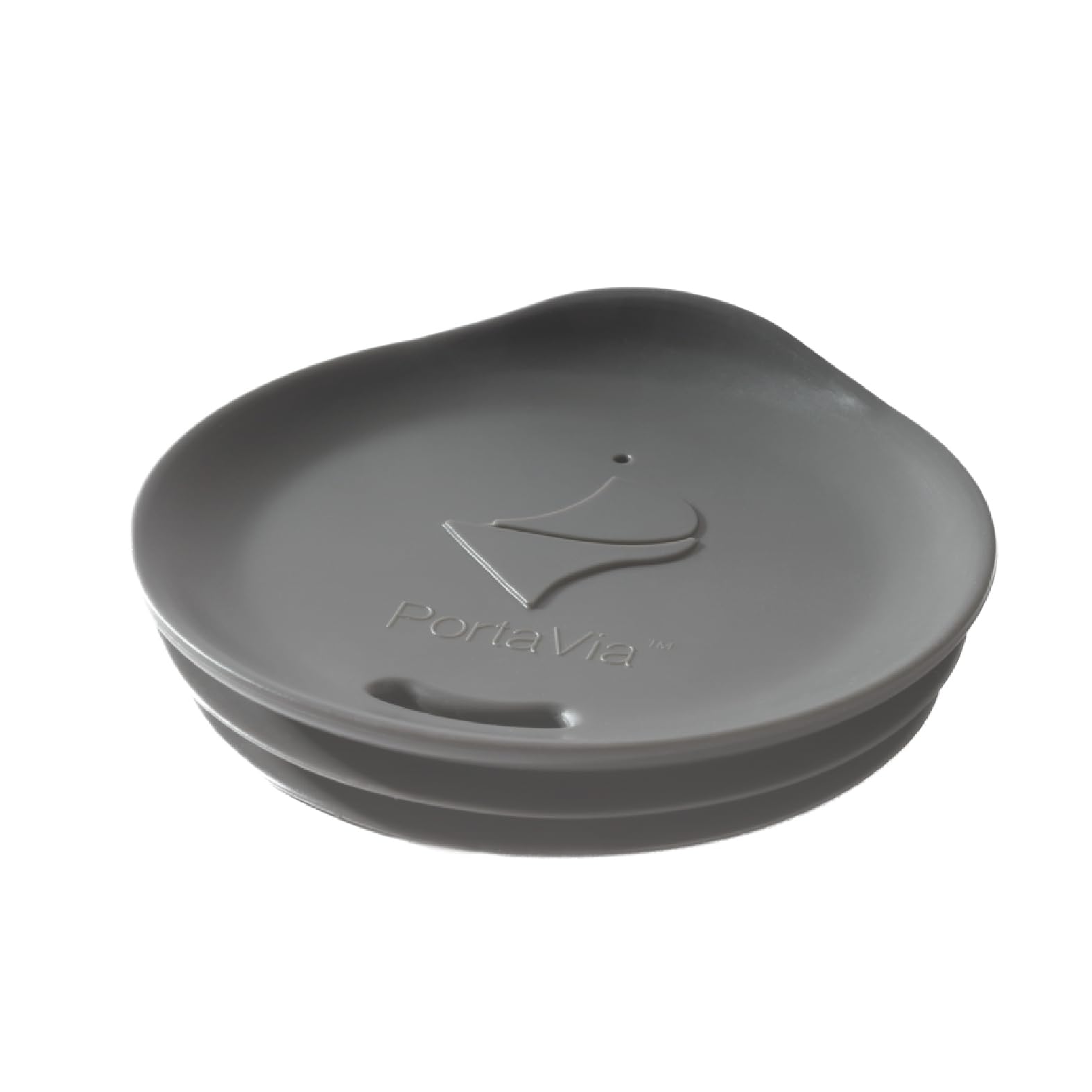 Porta Via: tapa de silicona para taza de viaje mantiene la bebida caliente y sin derrames