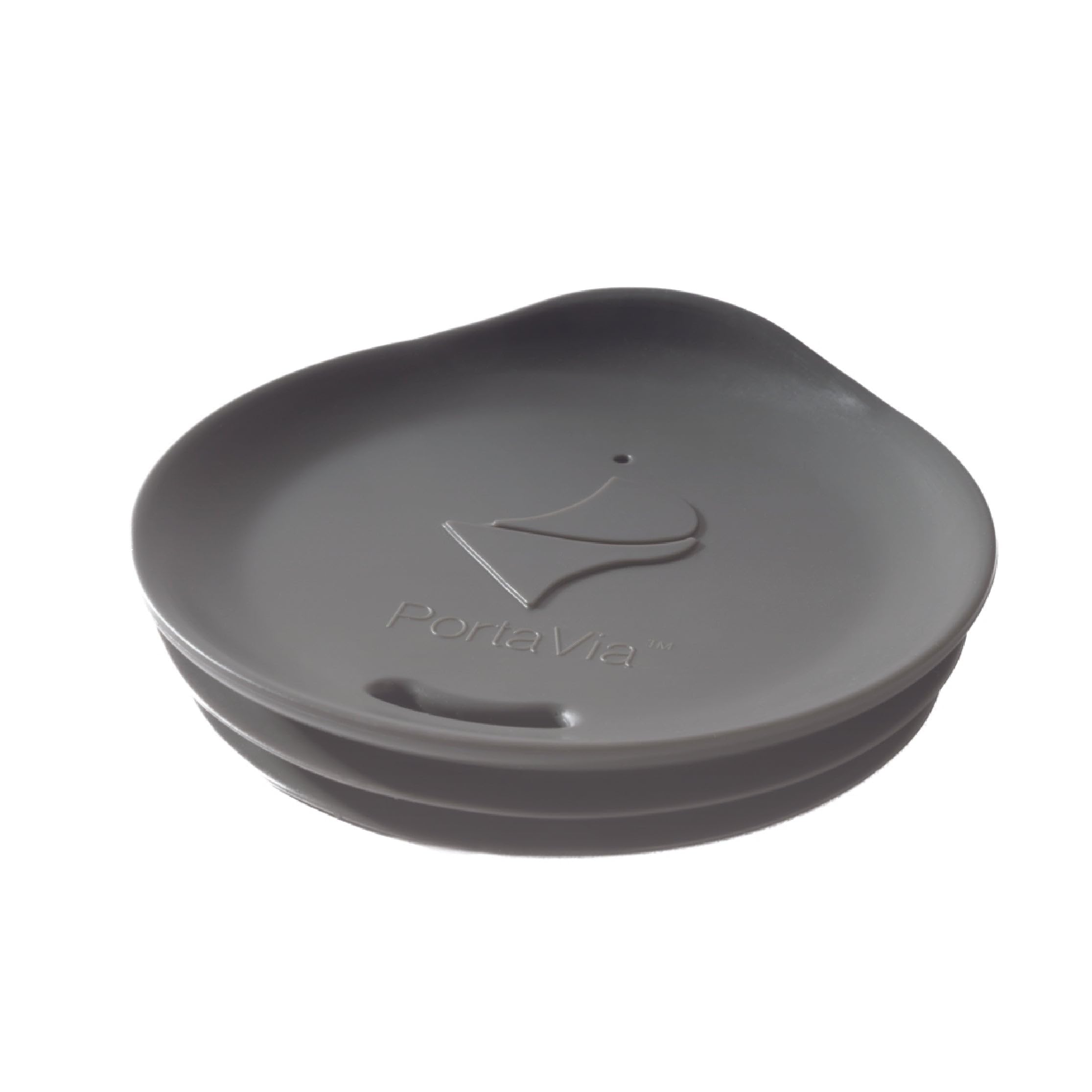 La tapa Porta Via de silicona para taza protege el calor.