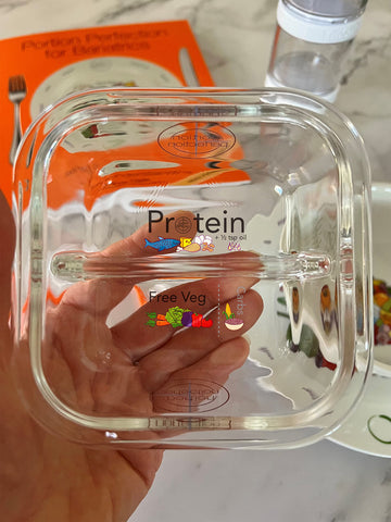 Portion Perfection apto para lavavajillas y microondas facilita limpieza