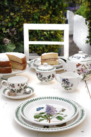 Portmeirion Botanic Garden: juego de 6 platos para ensaladas con motivos florales.