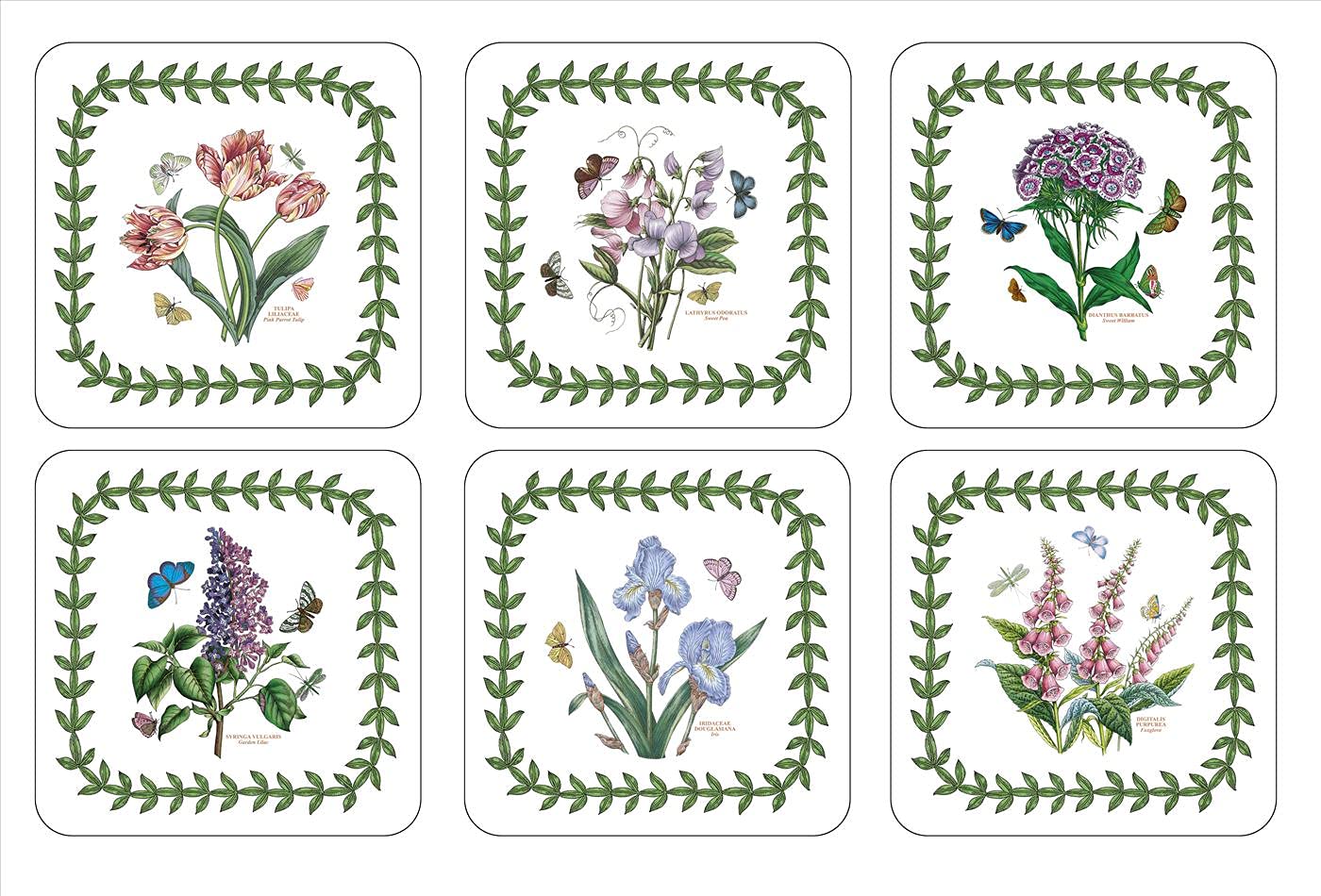 Portmeirion Botanic Garden posavasos, motivos variados, opción elegante para cualquier mesa