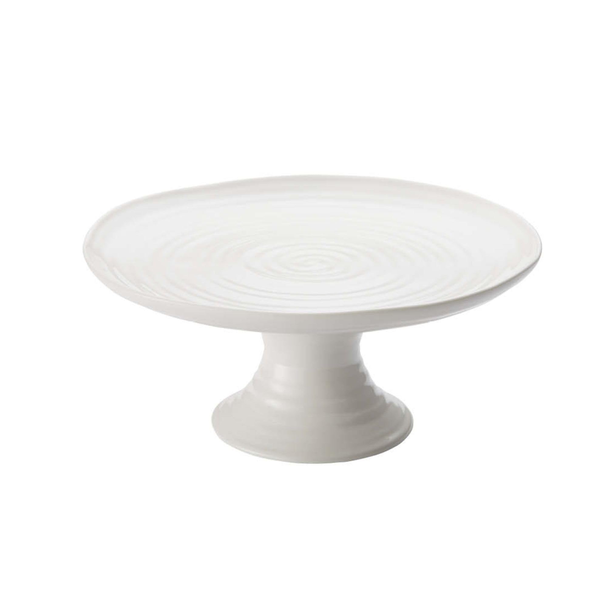 Portmeirion Sophie Conran mini soporte para pasteles enfocado en pasteles, presentación elegante para reuniones.