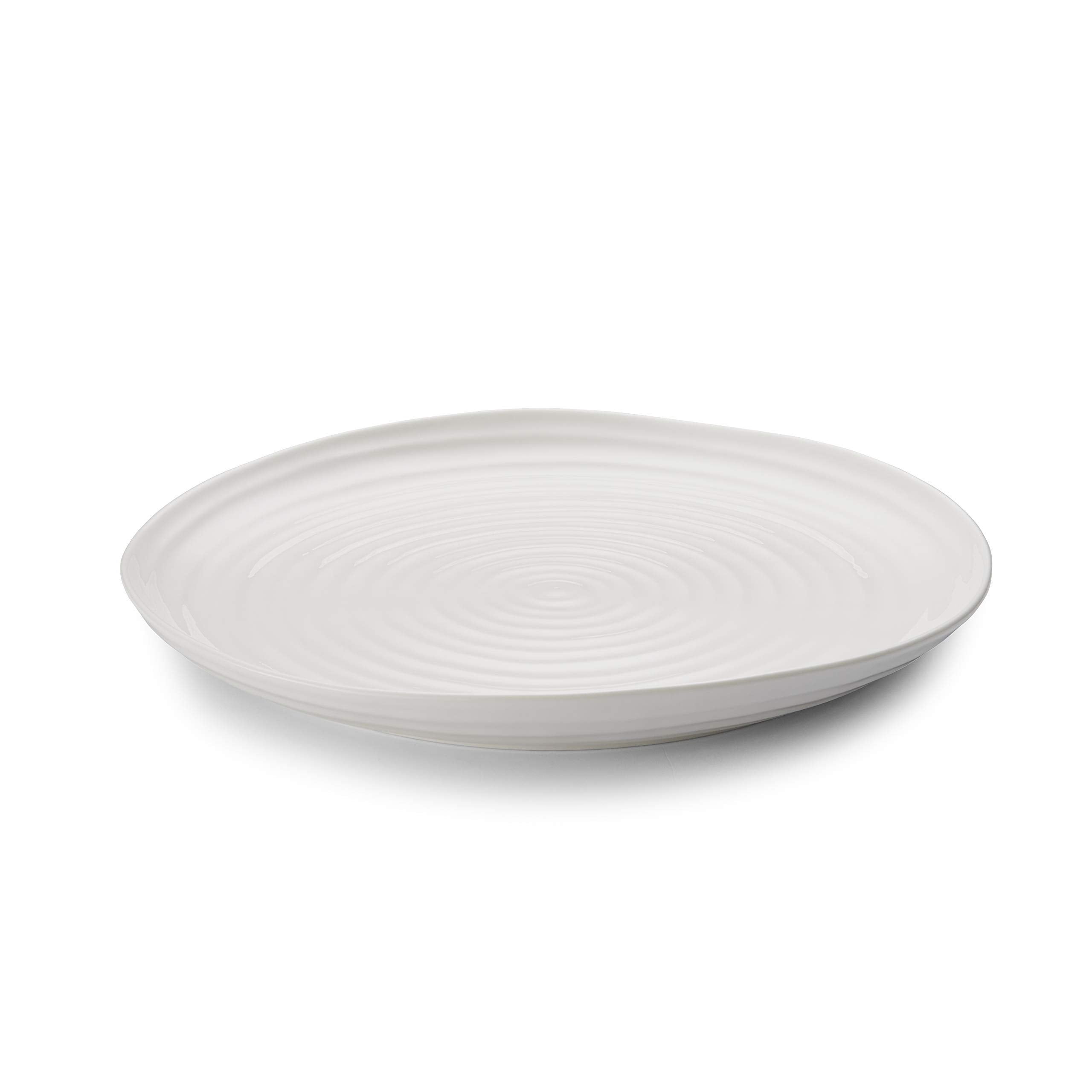 Portmeirion Sophie Conran plato redondo blanco de 30 cm, ideal para aperitivos con estilo
