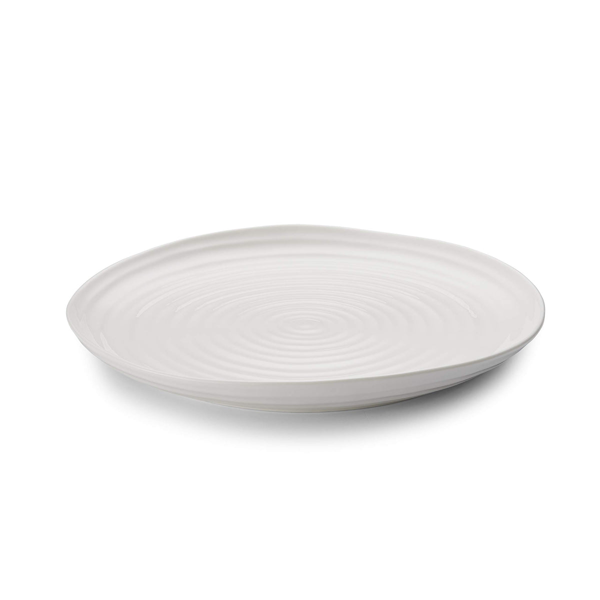 Portmeirion Sophie Conran plato redondo blanco de 30 cm, ideal para aperitivos con estilo