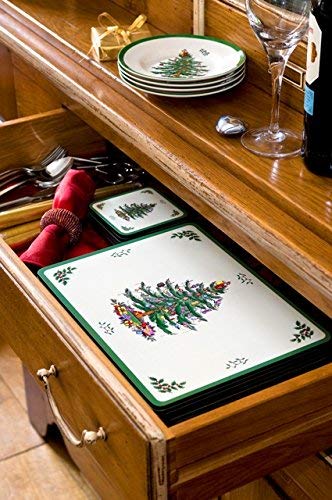 Portmeirion Spode placemats provide heat-resistant protection for hot dishes.