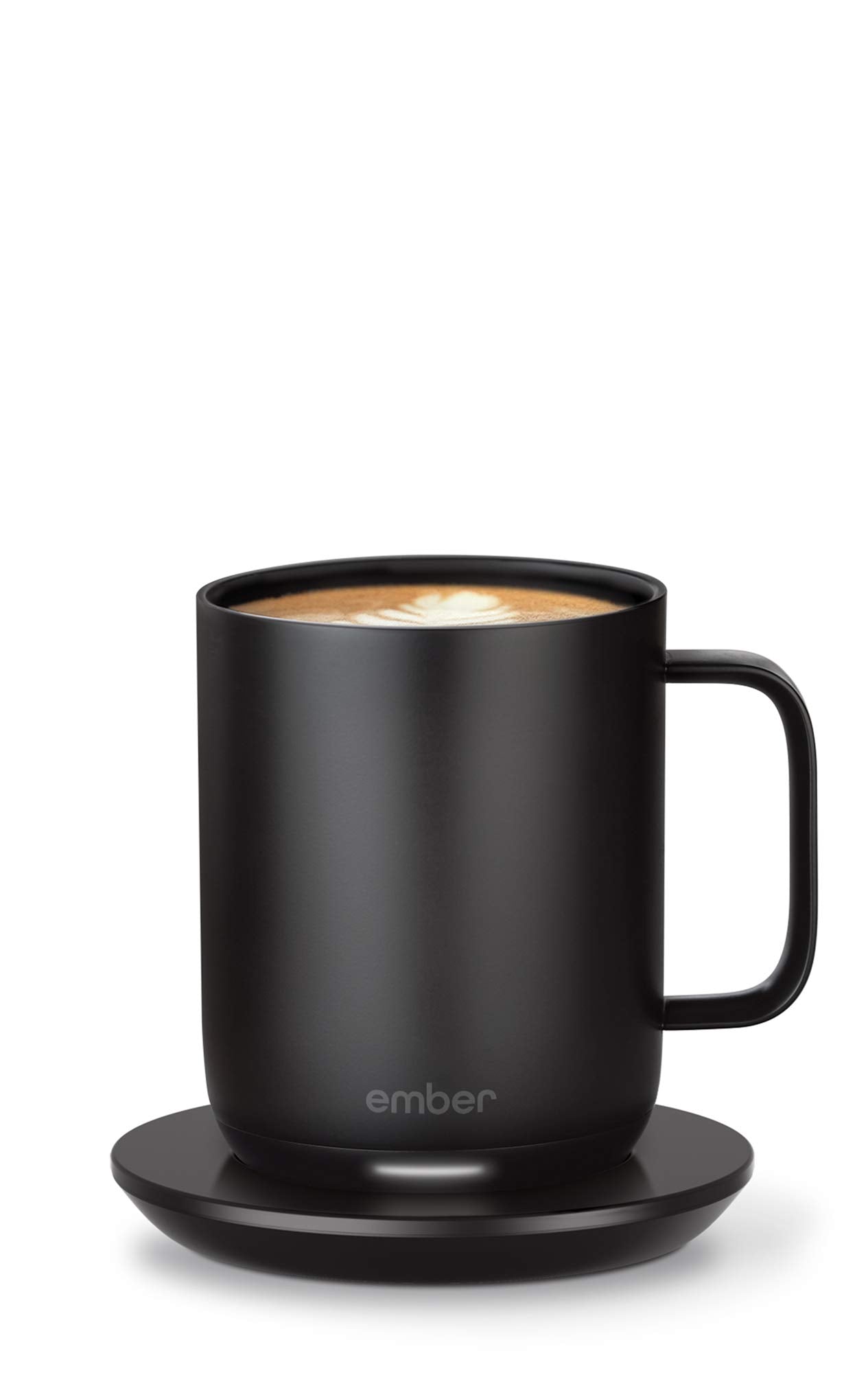 Ember posavasos cargador 2 en escritorio, ideal para uso continuo sin interrupciones.