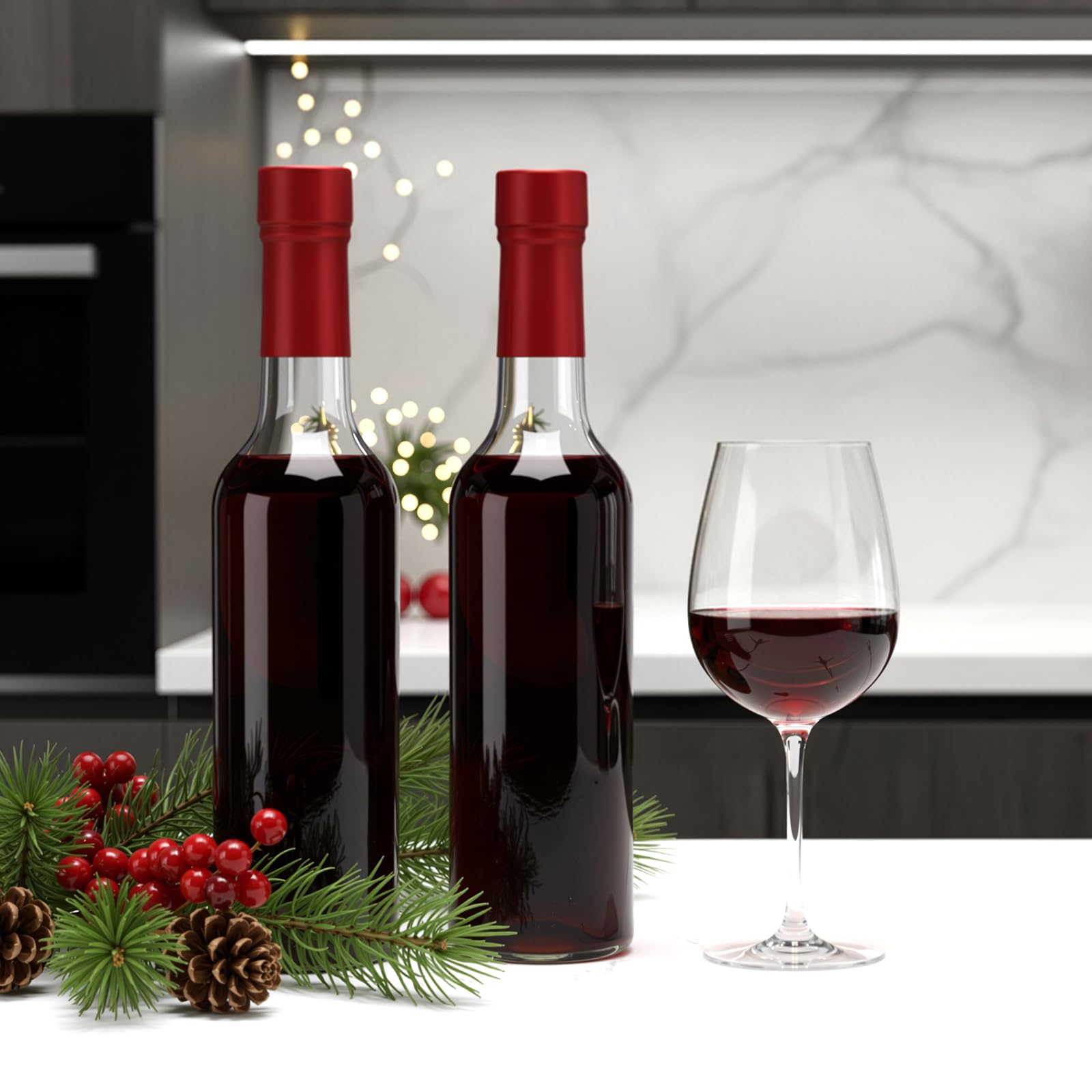 Botellas Potchen para coquito, limoncello y extractos