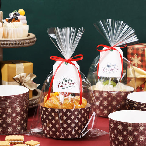 Potchen cinta roja para atar regalos navideños de manera elegante