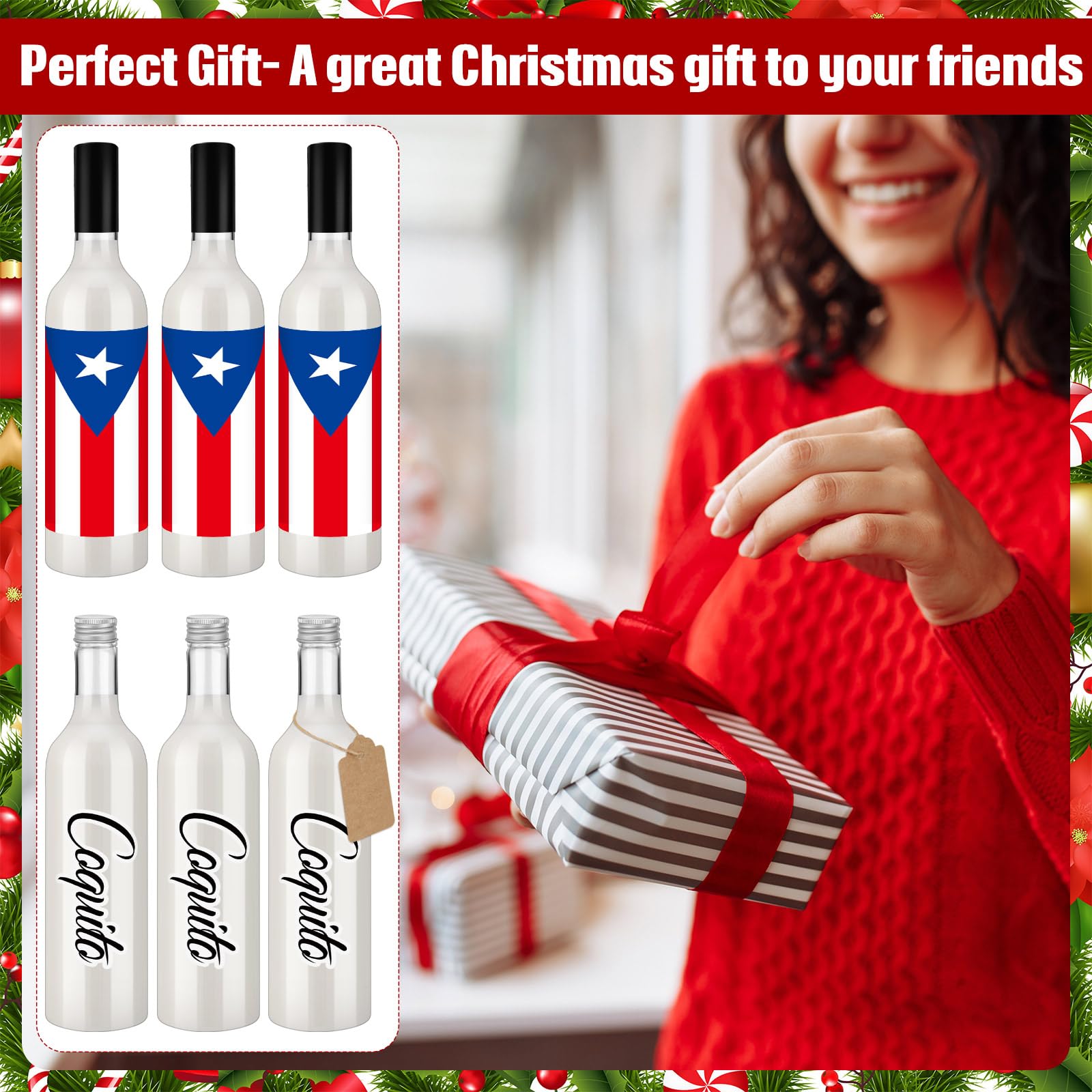 Lazos rojos Potchen para decorar regalos navideños con encanto.