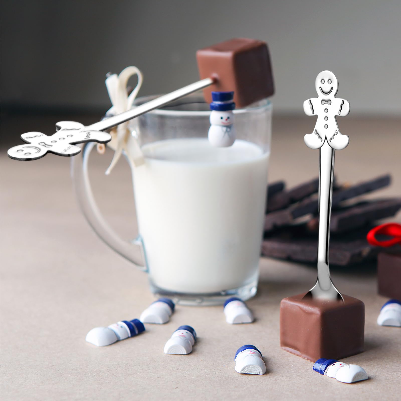 Cucharas Potchen multiusos para postres y bebidas festivas