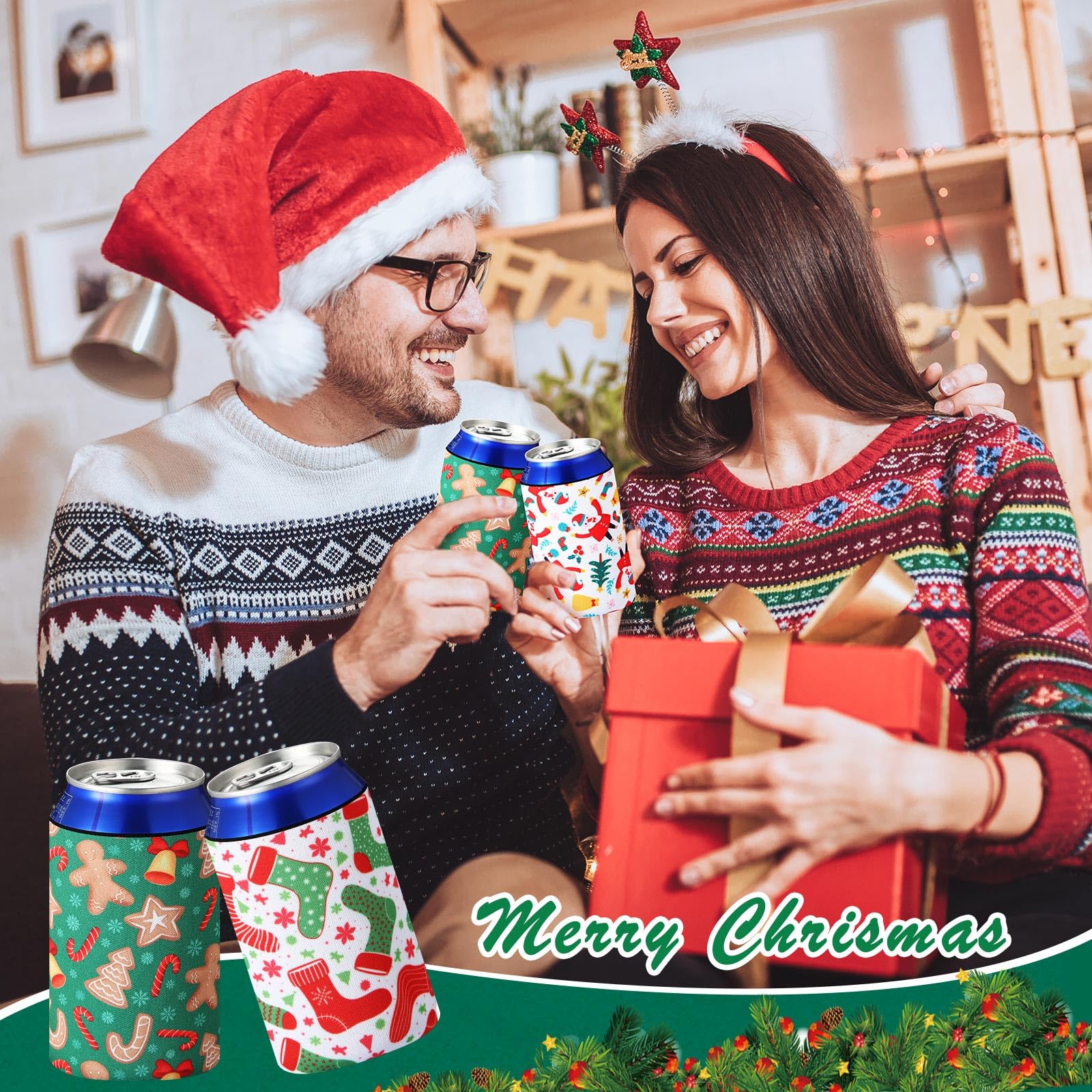 Potchen pack 36 piezas navidad variedad de estampados divertidos
