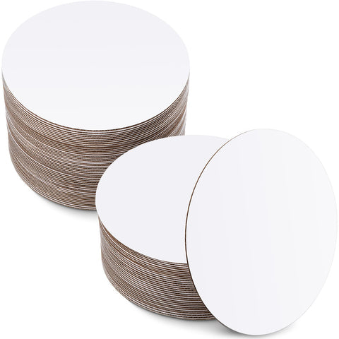 Potchen tablero circular para pastel con acabado laminado que evita absorción de grasa.