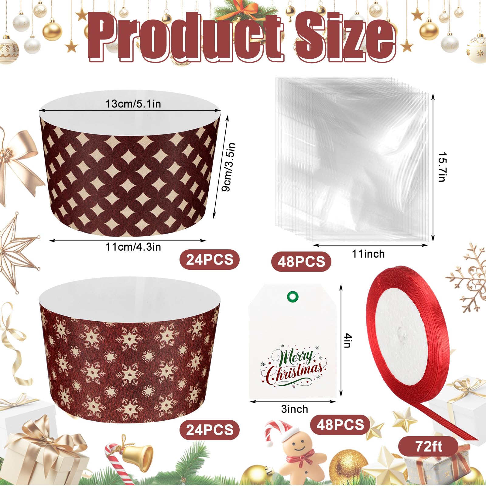 Potchen tarjetas de saludo para panettone, personaliza regalos con elegancia