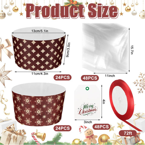 Potchen tarjetas de saludo para panettone, personaliza regalos con elegancia