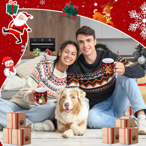 Potchen tazas ideales como centro de mesa navideño y decoración