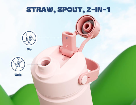 POWCAN 18 oz con boquilla para vertidos rápidos y fáciles en casa o viaje