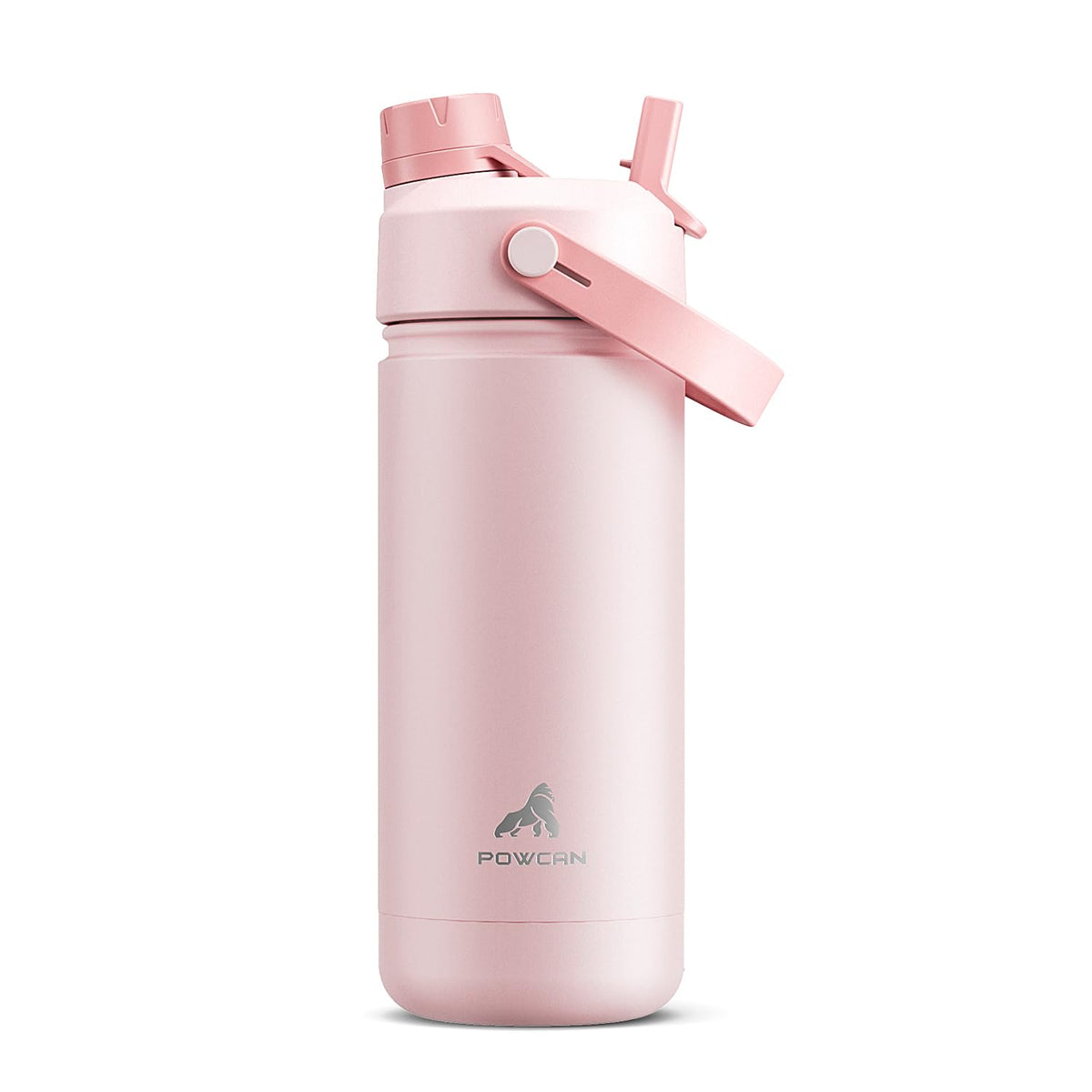 POWCAN 18 oz botella con tapa 2 en 1 para acceso rápido y limpio