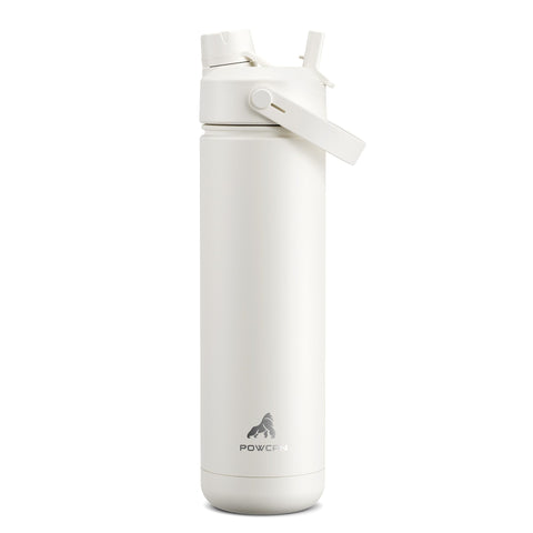 POWCAN 26oz botella aislada con doble pared mantiene bebidas frías todo el día.