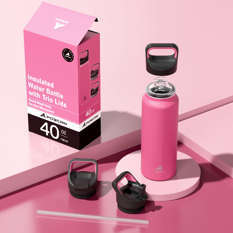 Diseño tropical rosa POWCAN para transporte diario