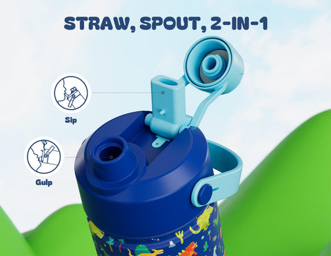 POWCAN de 350 ml, tamaño perfecto para manos pequeñas.