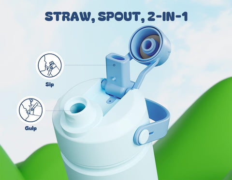 Powcan diseño ergonómico para manos pequeñas en brisa marina.