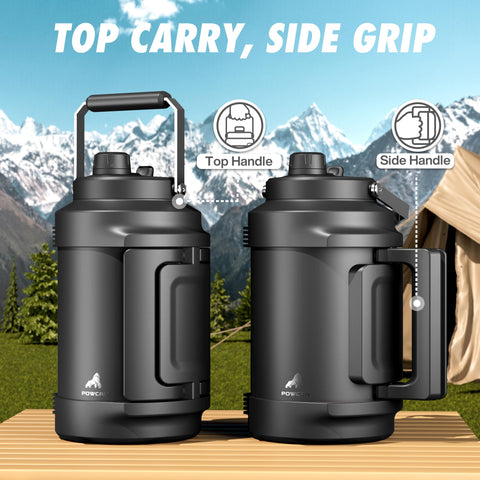 POWCAN doble asa para llevar, cómodo para viajes largos.