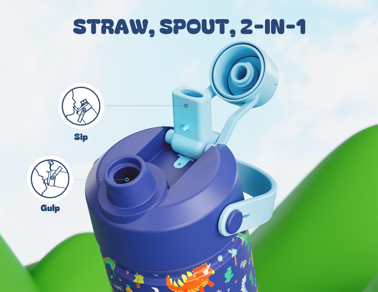 POWCAN ergonómico para manos pequeñas, fácil de agarrar y transportar durante juegos
