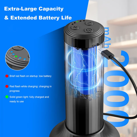 PowCube vaso de vidrio 300 ml para mezclar y medir