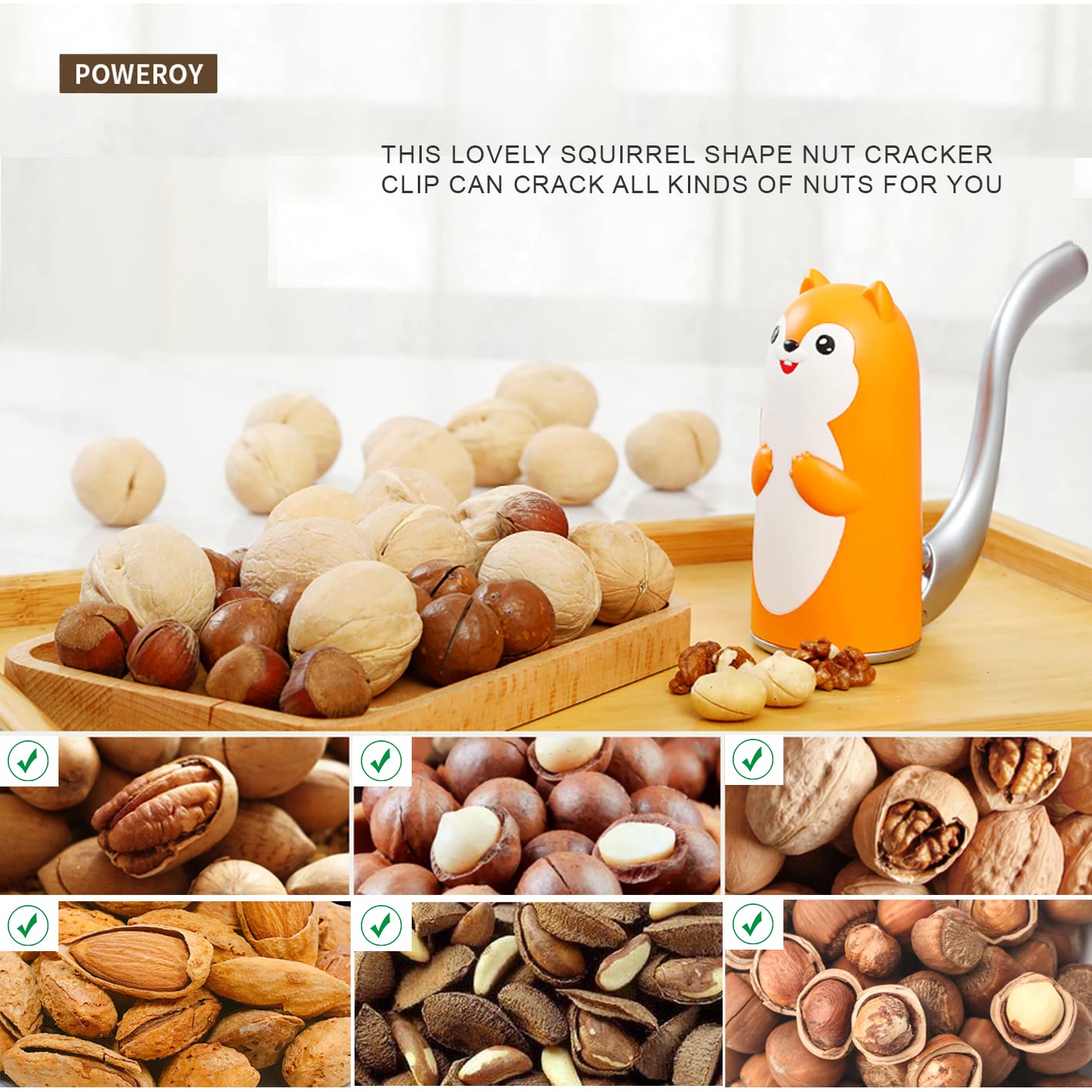 PowerOY regalo de navidad para amantes de las nueces y la cocina.