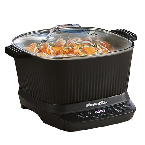 PowerXL StirMax Deluxe cuenco de 7.5qt, ideal para lotes grandes.