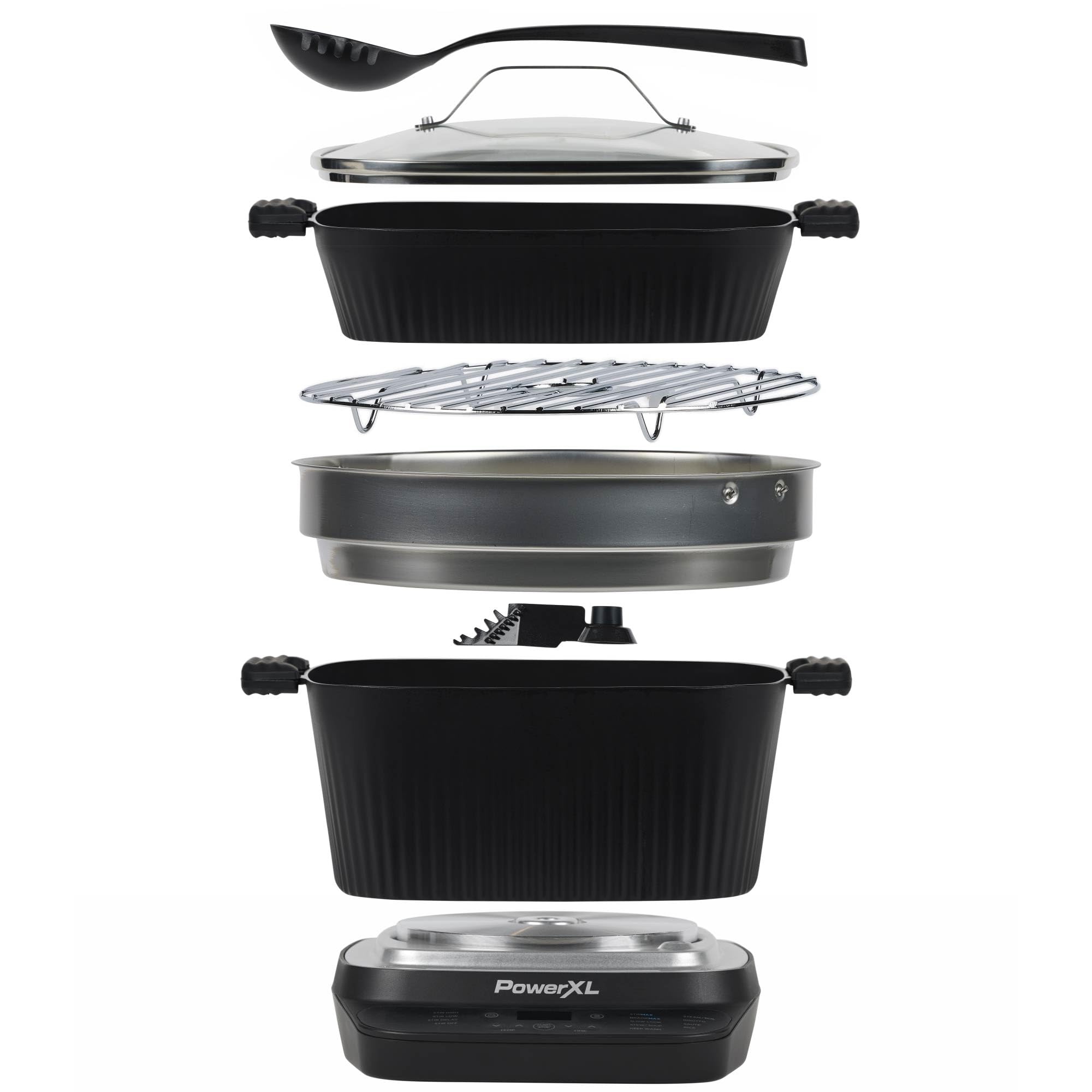 PowerXL StirMax Deluxe diseño compacto para cocinas pequeñas.
