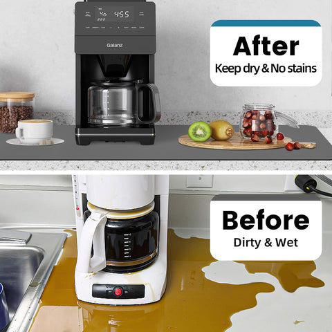 PoYang alfombra compatible con máquinas espresso y barras de cocina