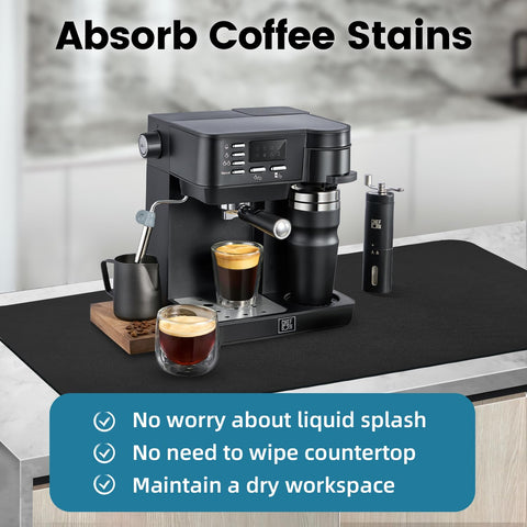PoYang alfombrilla cafetera uso múltiple: ideal como tapete de cocina o para mascotas.