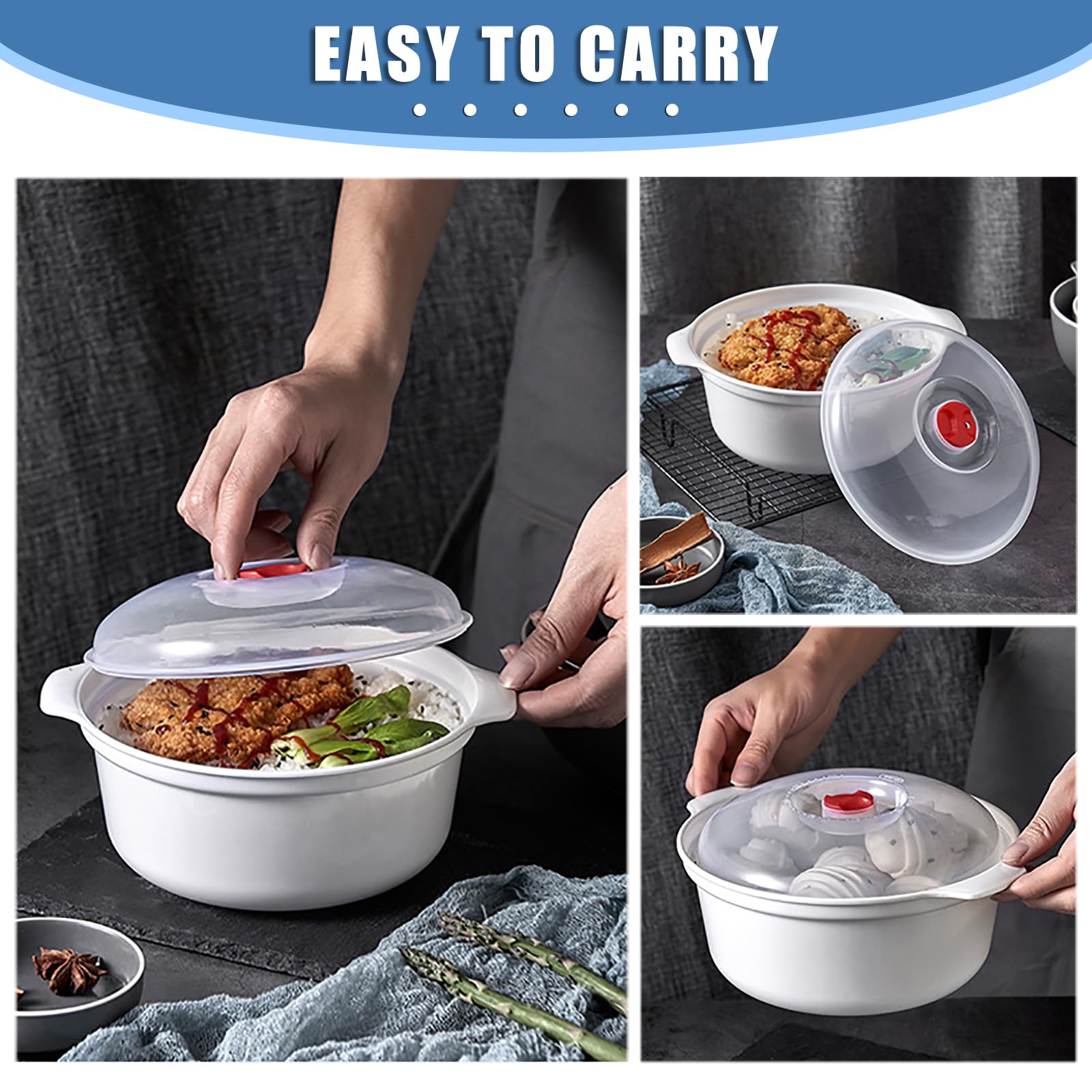 POYIPI tazones apilables con diseño compacto para ahorrar espacio.