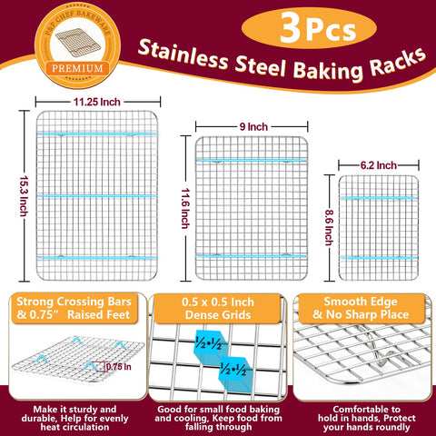 P&P CHEF bandeja hornear 9x7 pulgadas ideal para porciones pequeñas y salsas