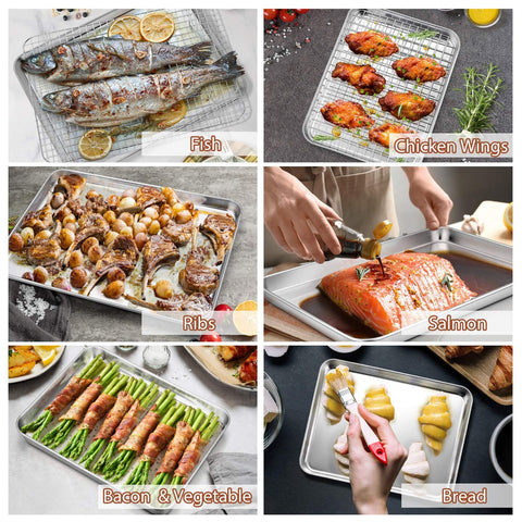 P&P CHEF Bandeja 9x7: gran capacidad para comidas diversas