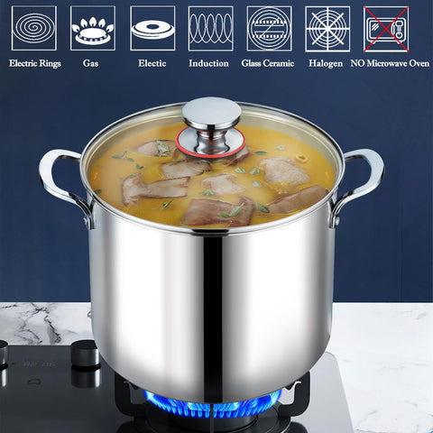 P&P CHEF borde liso facilita limpieza y evita daños a la olla.