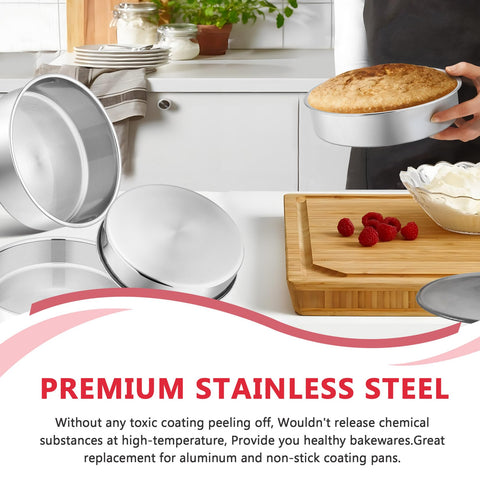 Moldes P&P CHEF con bordes suaves para manejo cómodo.
