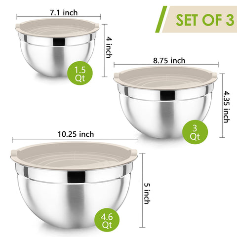 P&P CHEF, tapa caqui con detalle de sello para frescura