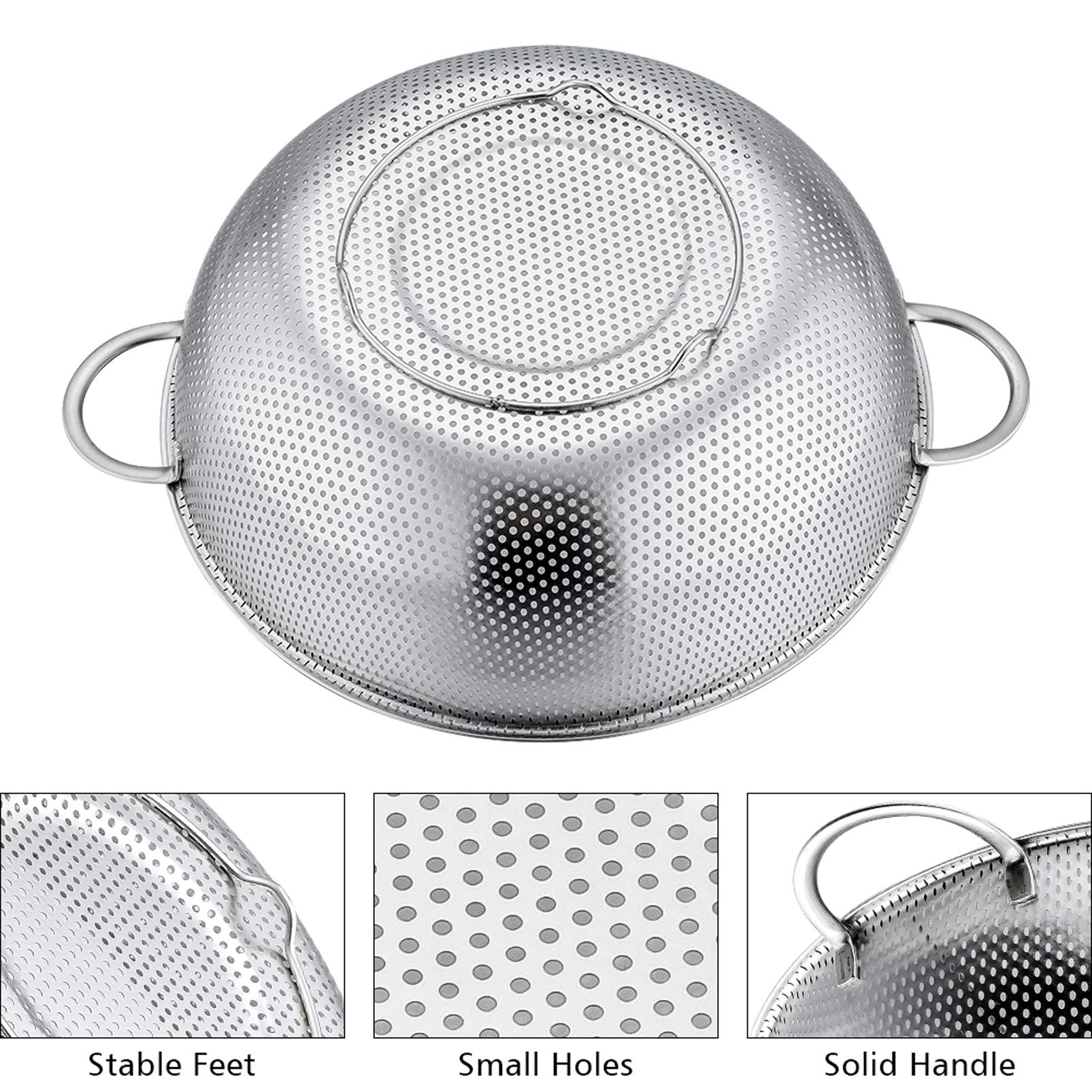 pp-chef coladores micro perforados pequeno perfecto para frutos pequenos