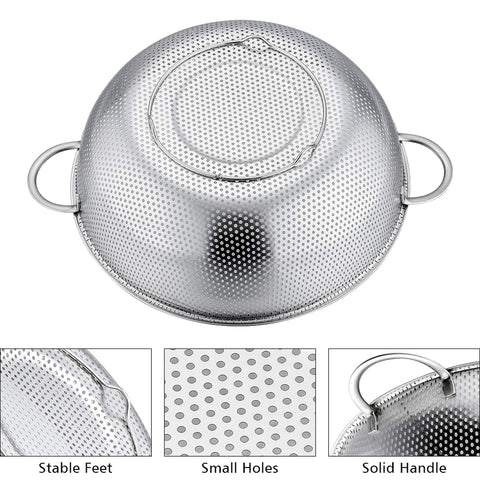 pp-chef coladores micro perforados pequeno perfecto para frutos pequenos