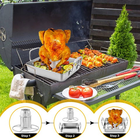 P&P CHEF conjunto de 2 piezas, versátil para asar y hornear