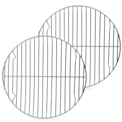 Rejilla circular de P&P CHEF de 10-5 pulgadas para enfriar alimentos de forma uniforme.